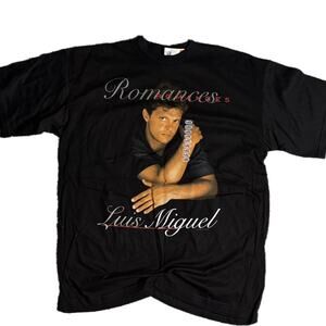 1997 nwt black Luis Miguel tee